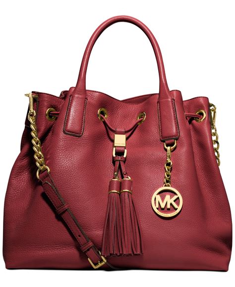 michael kors satchel red|Michael Kors men's satchel.